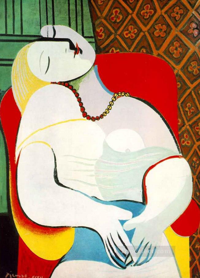 The Dream Le Reve 1932 Cubist Oil Paintings